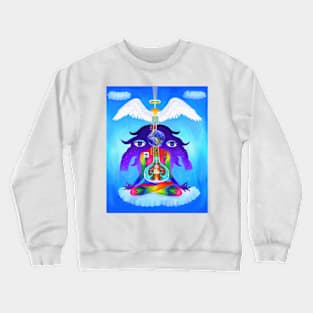 Ethereal Rainbow Aura Crewneck Sweatshirt